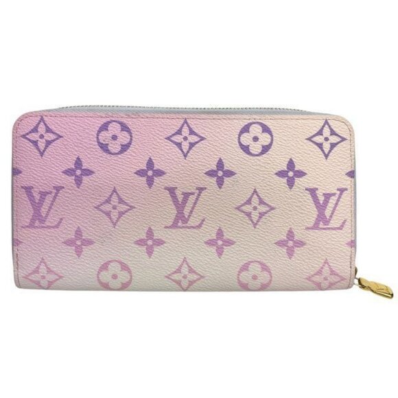Louis Vuitton Monogram Giant Spring In The City Zippy Wallet Sunrise Pastel Pink - Picture 15 of 16